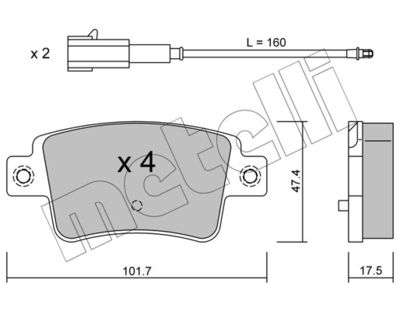 METELLI 22-0705-1