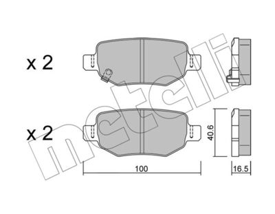 METELLI 22-1050-0