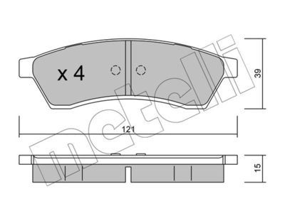 METELLI 22-0510-0