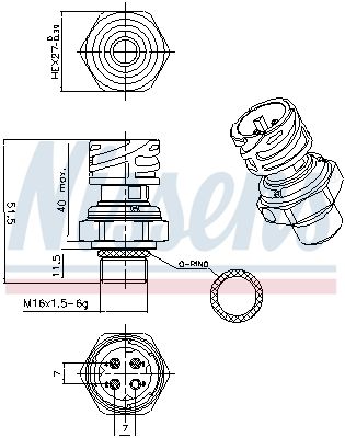 NISSENS 301107