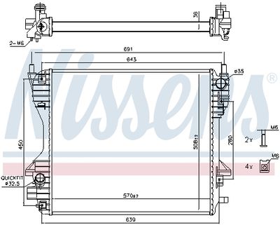 NISSENS 66707