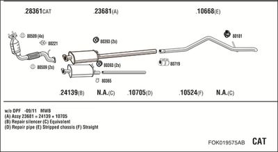 WALKER FOK019575AB
