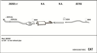 WALKER MBK008679BC