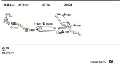 WALKER REK023075AA