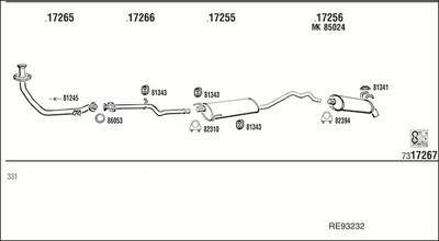 WALKER RE93232 WALKER RE93232