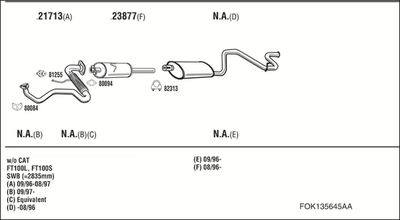 WALKER FOK135645AA