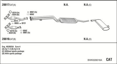 WALKER BWK028018A