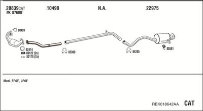 WALKER REK018642AA