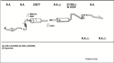 WALKER FOK014735 WALKER FOK014735