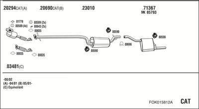 WALKER FOK015812A WALKER FOK015812A