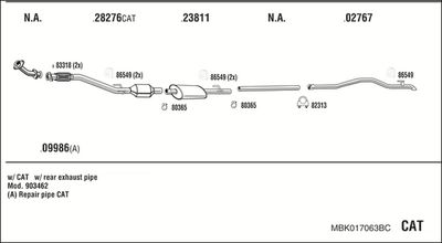 WALKER MBK017063BC