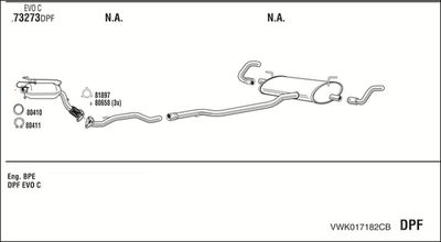 WALKER VWK017182CB WALKER VWK017182CB