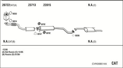 WALKER CVK008514A