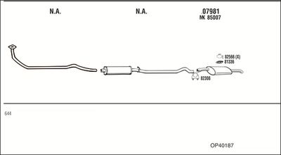 WALKER OP40187 WALKER OP40187