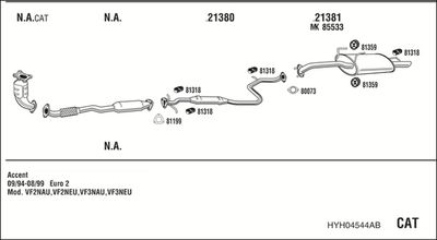 WALKER HYH04544AB