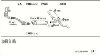 WALKER REK016490BA