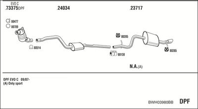 WALKER BWH03980BB