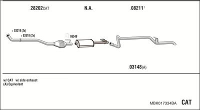 WALKER MBK017334BA