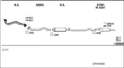 WALKER OP40098A WALKER OP40098A