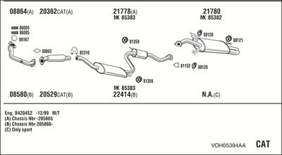 WALKER VOH05394AA