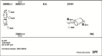 WALKER PEK018015CB
