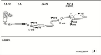 WALKER HYH15380BA