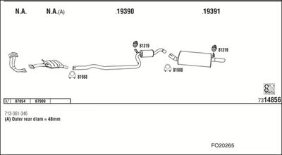 WALKER FO20265 WALKER FO20265