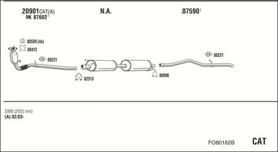 WALKER FO80162B WALKER FO80162B