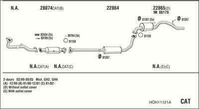 WALKER HOH11121A