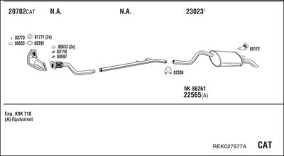 WALKER REK027977A WALKER REK027977A
