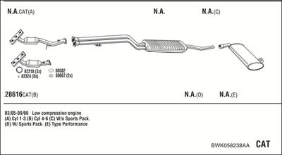 WALKER BWK058238AA