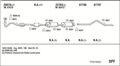 WALKER FOH16551 WALKER FOH16551