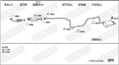 WALKER FOK016454B WALKER FOK016454B