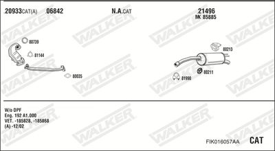 WALKER FIK016057AA