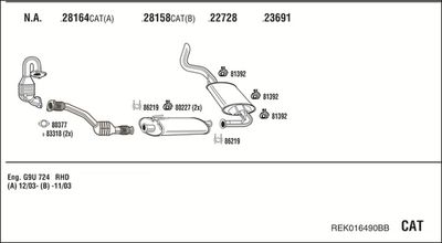 WALKER REK016490BB