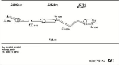 WALKER REK017721AA