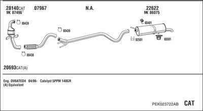 WALKER PEK023722AB