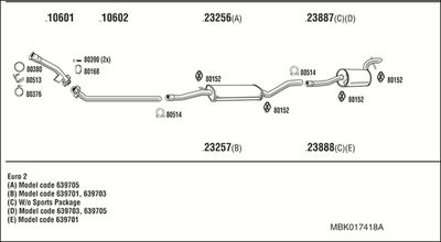 WALKER MBK017418A