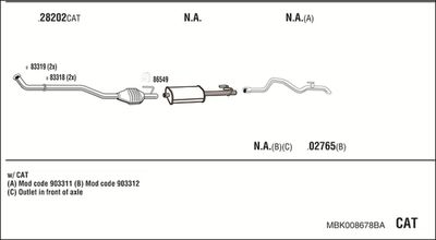 WALKER MBK008678BA