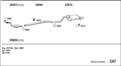 WALKER REK016020B