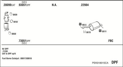 WALKER PEK018015CA