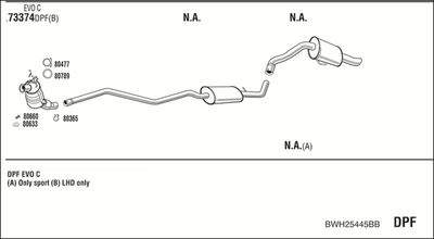 WALKER BWH25445BB