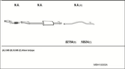 WALKER MBH15003A