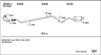 WALKER REH18003B