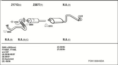 WALKER FOK135645DA