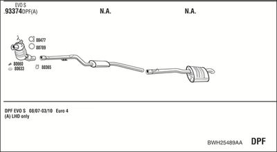 WALKER BWH25489AA