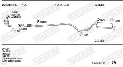 WALKER FIK133244A