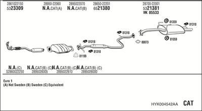 WALKER HYK004542AA