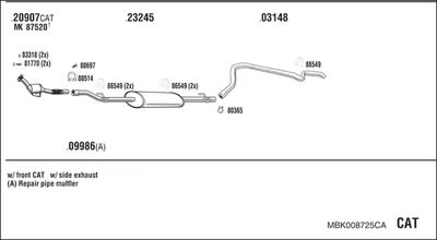 WALKER MBK008725CA
