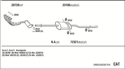 WALKER MBK008387AA